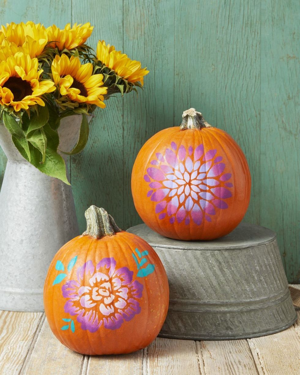 pumpkin painting ideas ombre