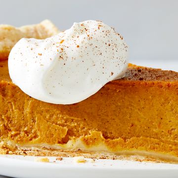 pumpkin pie with homemade flaky crust