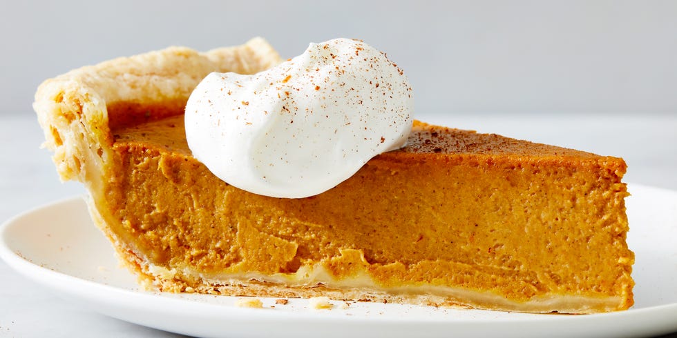 pumpkin pie with homemade flaky crust