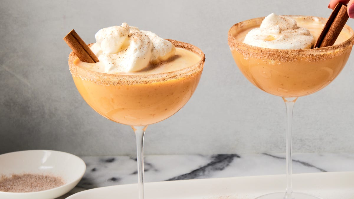 Video player poster image preview for Pumpkin Pie Martini Is Way Better Than A Latte