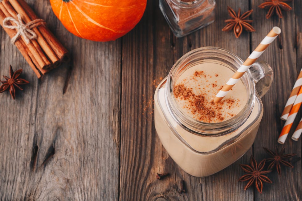 low calorie breakfast pumpkin smoothie