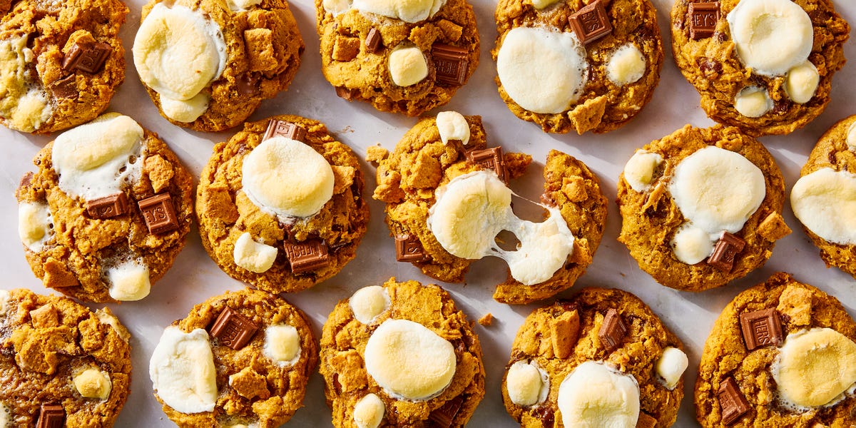 preview for Pumpkin S'mores Cookies Will Leave You Wanting S'more