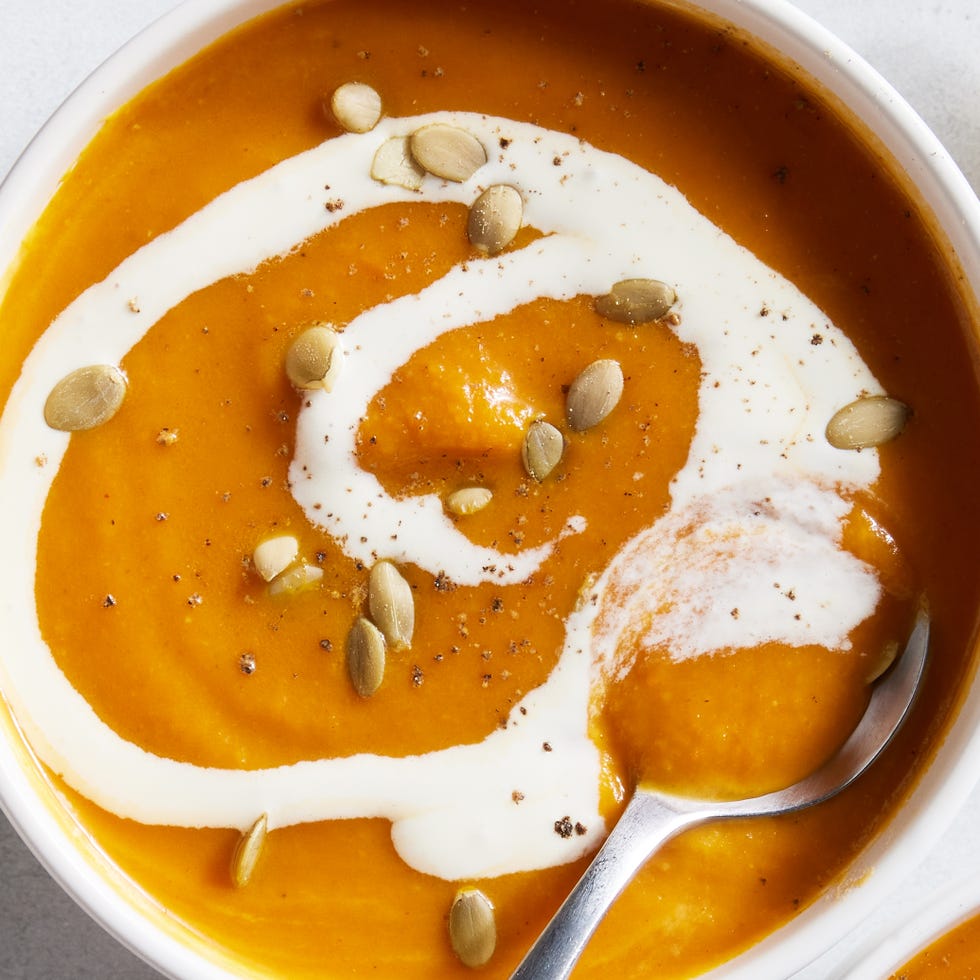 pumpkin soup with cream