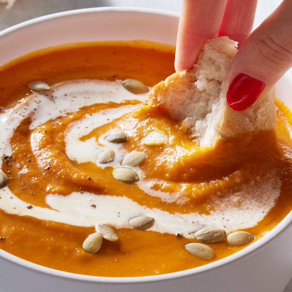 pumpkin soup with cream
