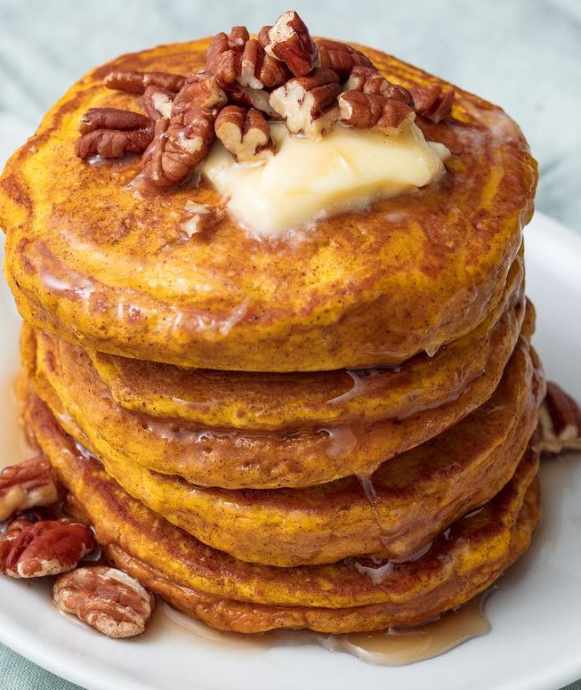 pumpkin spice pancakes