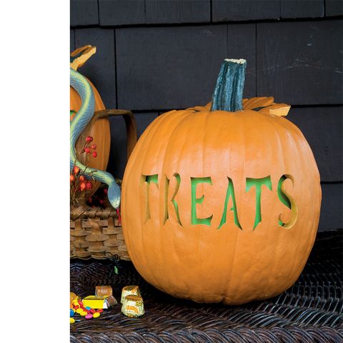 pumpkin stencils tricks and treats pumpkin
