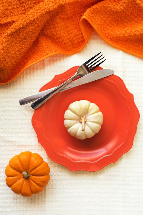 pumpkin table setting