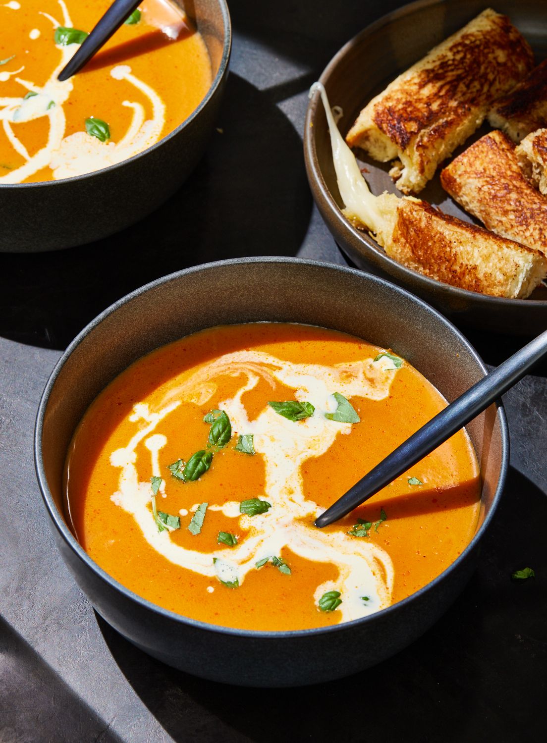 Best Pumpkin Tomato Soup With Grilled Cheese Recipe How To Make