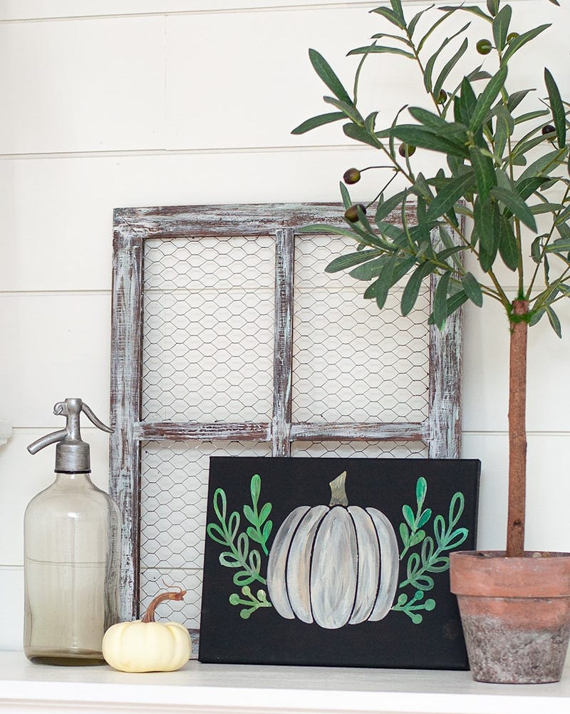 pumpkin wall art diy fall decor