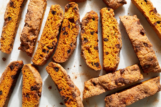 Pumpkin Spice Chocolate Chip Biscotti pumpkin spice chocolate chip biscotti