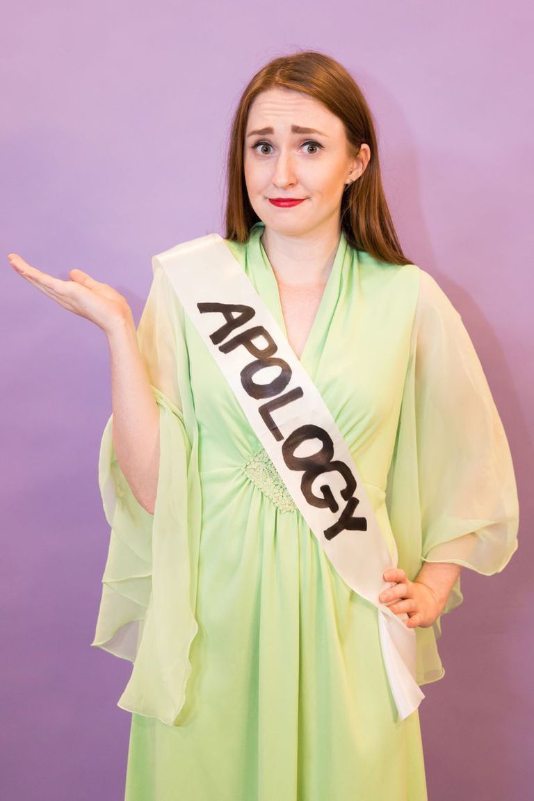 punny halloween costumes formal apology
