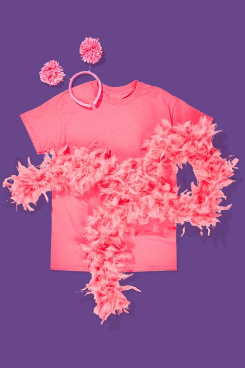 punny halloween costumes  tickled pink