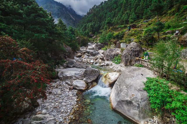 pure mountain river