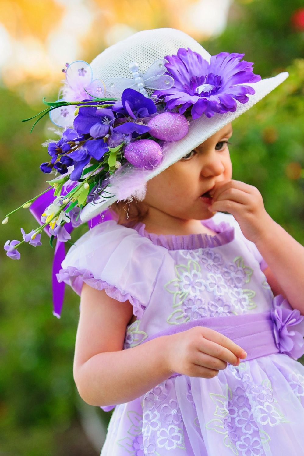 Easter dress hot sale with bonnet