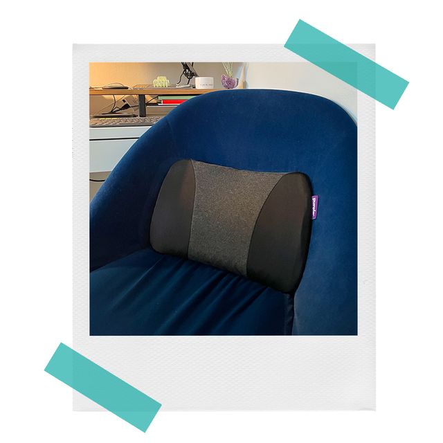 Purple Lower-Back Support Cushion