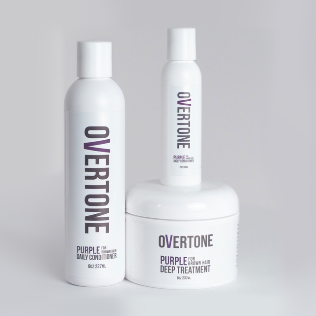 Does Overtone Haircare Actually Turn Brown Hair Purple?