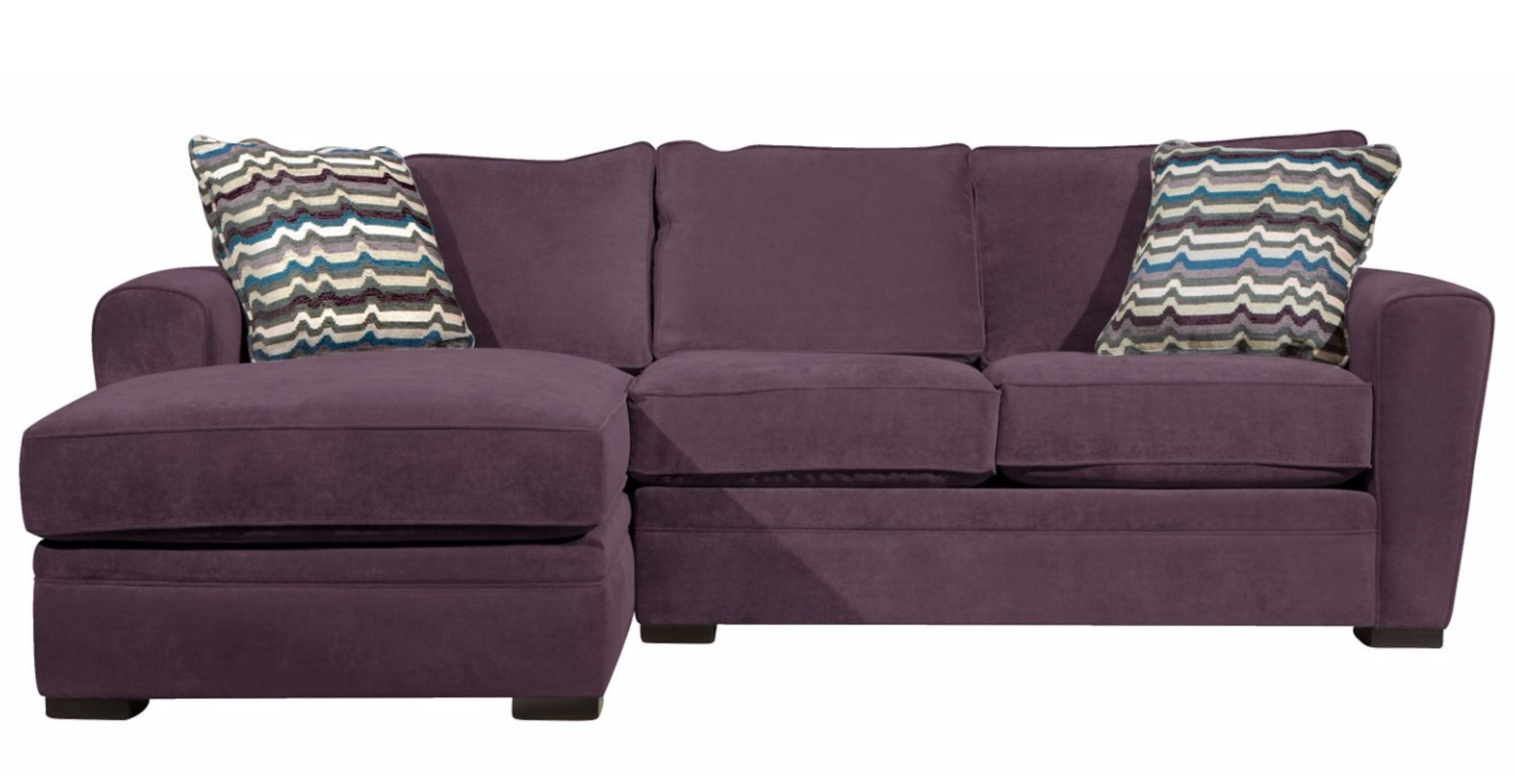 Deep on sale purple sofa