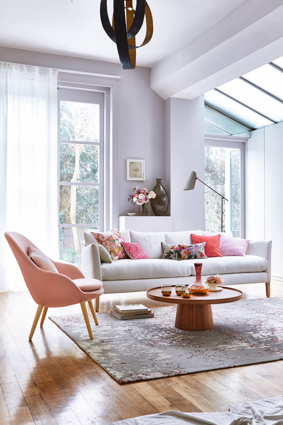 purple sunroom