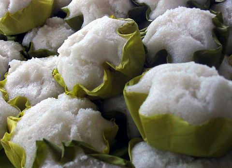 Puto or steamed rice cake