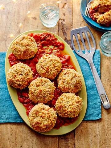 fish cakes on a platter