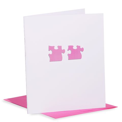 valentine's crafts diy valentine's day card made with puzzle pieces