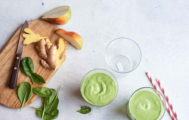 pear spinach smoothie