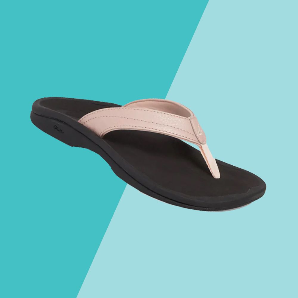  Soles & Souls Flat T-Strap Thong Sandal for Women, Navy  Blue-1, 6