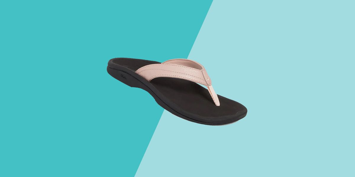 Women Flip Flops Flip-Flops Sandals Color High-Heeled Feet Women's Non-Slip  Wedges Beach Solid Women's Slipper (Black, 5)
