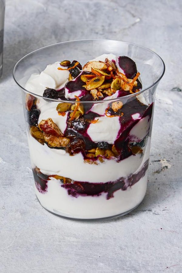 PVN030120_072 blueberry and mixed nut parfait
