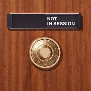 therapist not in session sign