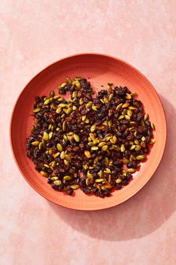 crispy black beans with pepitas