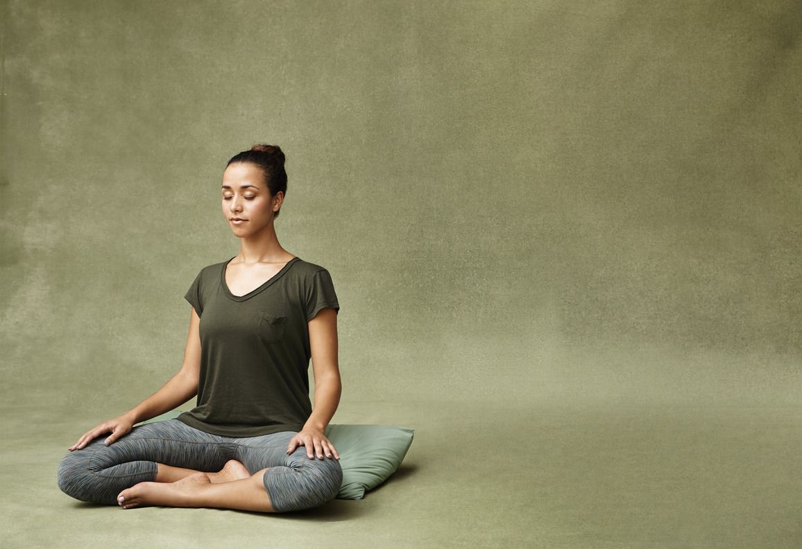 Woman Practicing Yoga with Namaste Behind Back Stock Image - Image of  physical, harmony: 109745595
