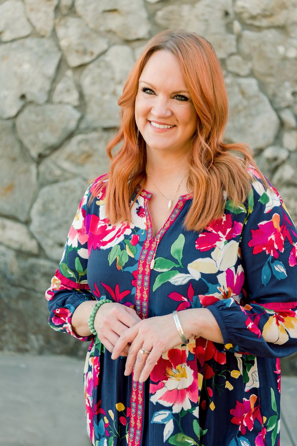 ree drummond wears a top from her new pioneer woman clothing line at walmartcom