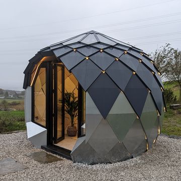 geodesic pod from george clarke's amazing spaces is perfect for wfh