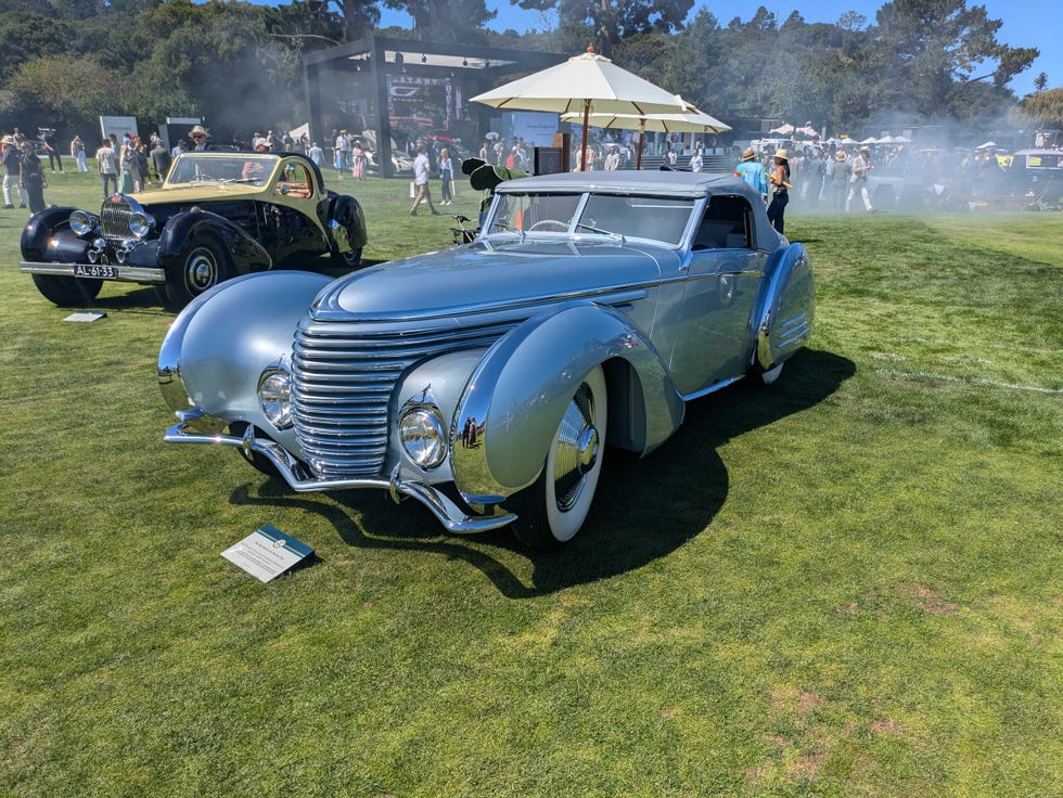 1937 delahaye type 145 at the quail 2024