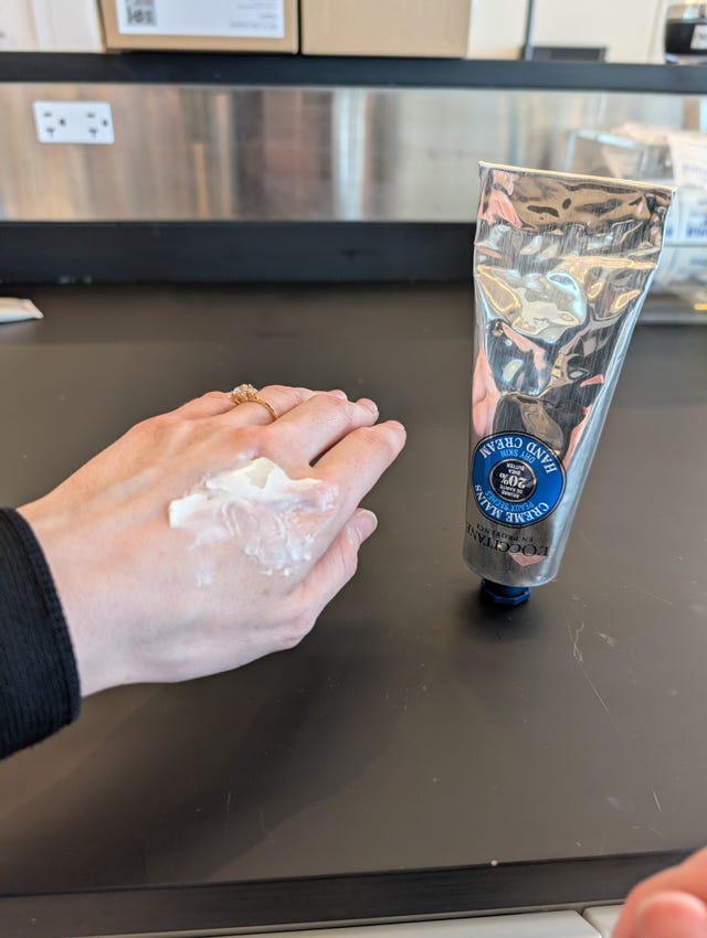 good housekeeping institute beauty lab hand cream testing