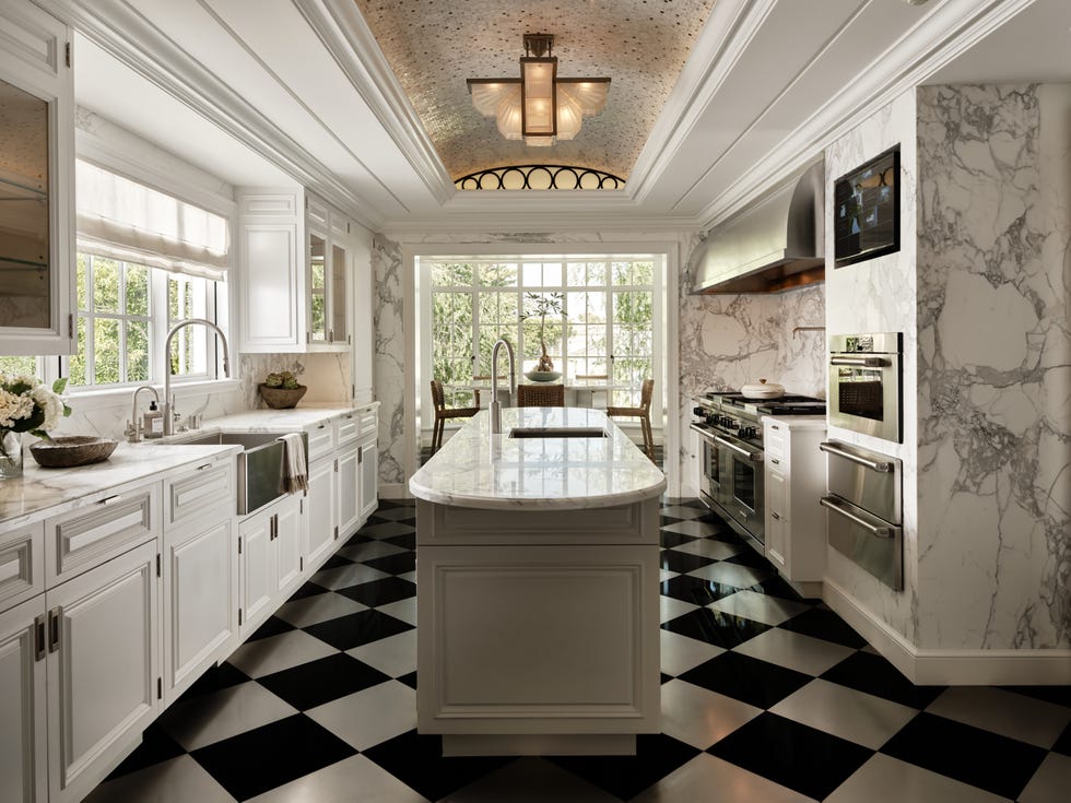 the kitchen of ann rutherford's former beverly hills estate.