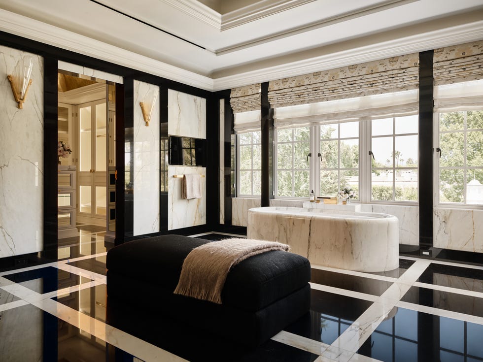 primary bath in the rutherford house by paul r. williams.
