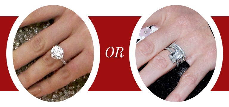 11 Impossible “Would You Rather” Engagement Ring Choices