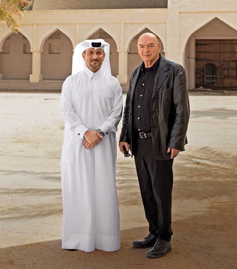 Nouvel-with-CEO-of-Qatar-Museums