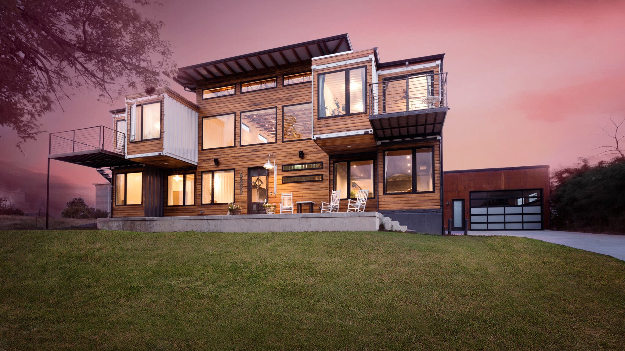 Luxury Home Built From 12 Industrial Shipping Containers Hits the