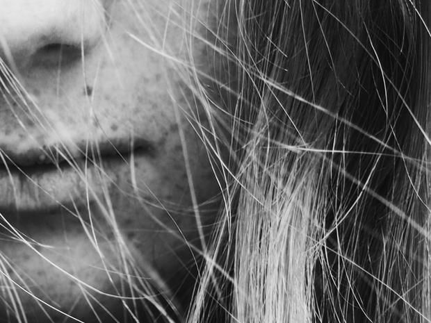 Hair, Whiskers, Face, Nose, Black, Black-and-white, Eye, Snout, Close-up, Monochrome photography, 