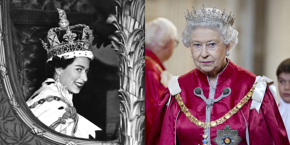 Королева Елизавета 2 в молодости коронация