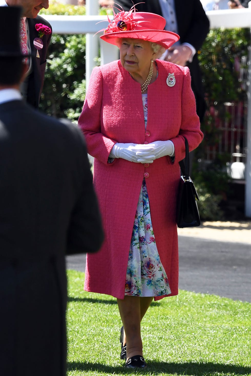 Queen Elizabeth Is Tickled Pink At The Royal Ascot