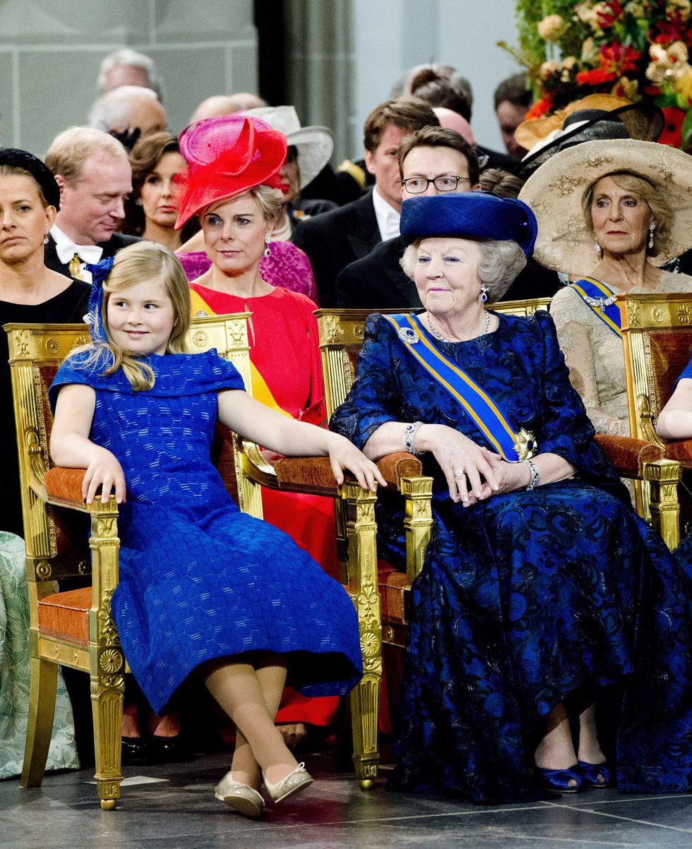 inauguration of king willem alexander as hrh queen beatrix of the netherlands abdicates