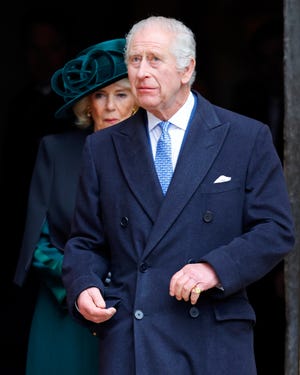 the royal family attend the 2024 easter mattins service