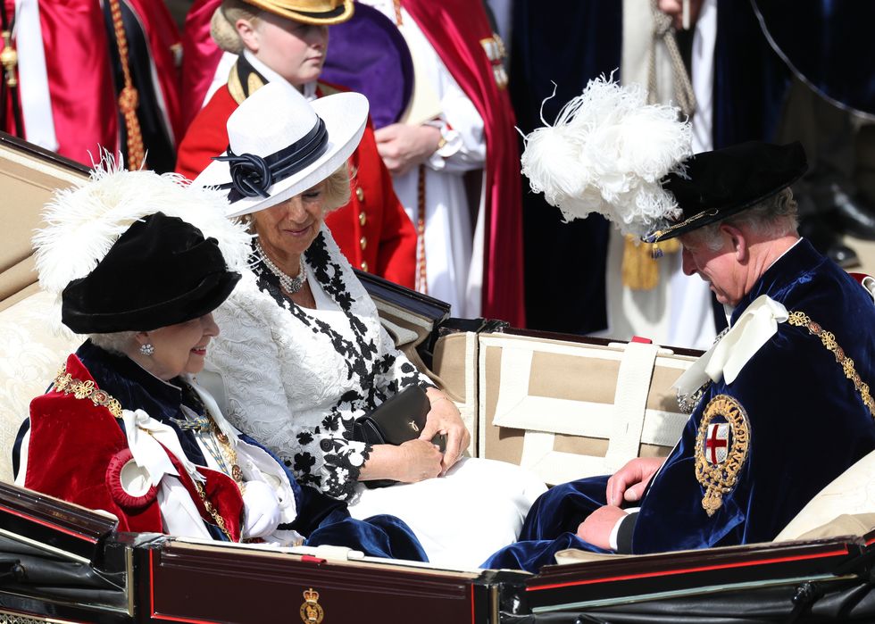 Camilla and Charles at Order of the Garter 2018