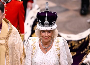 their majesties king charles iii and queen camilla coronation day
