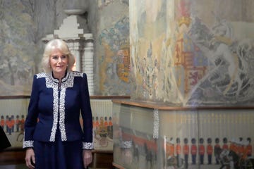 queen camilla hosts reception for miniature library collection contributors