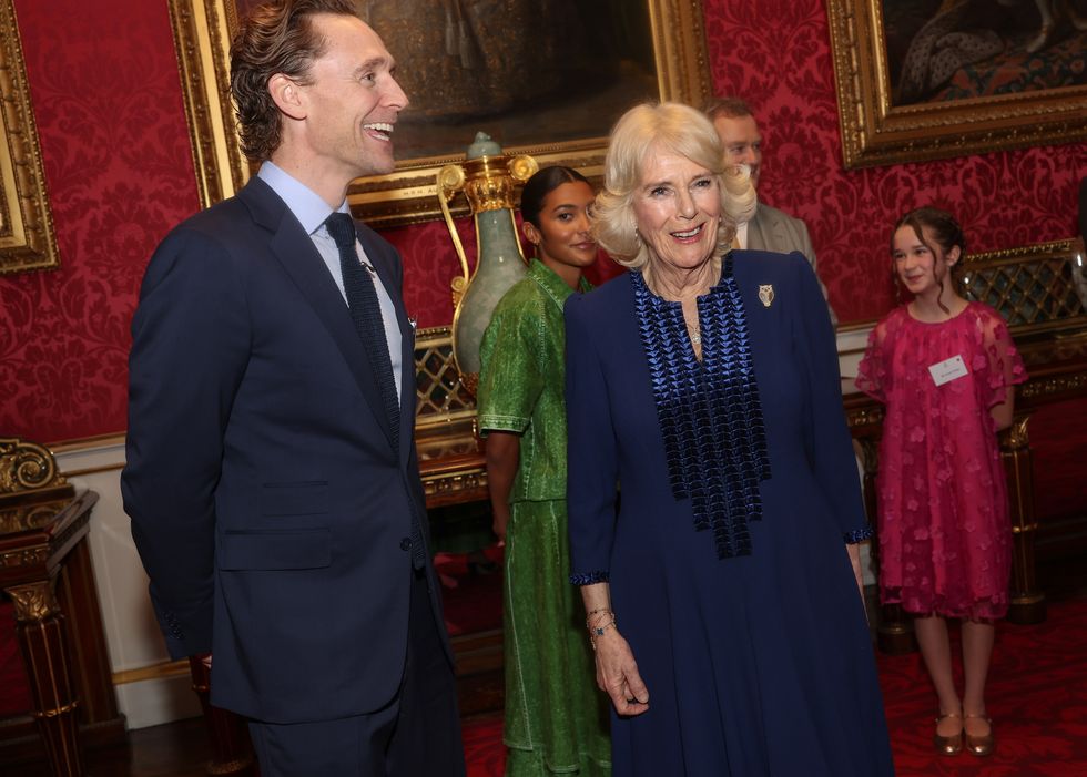 queen camilla hosts reception for the bbc's 500 words finalists